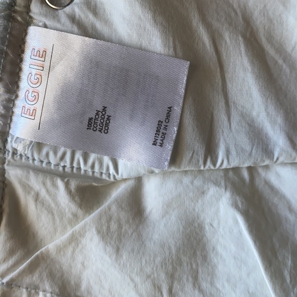 Eggie Minni NEW White DENIM Jeans Skirt Size S - Picture 12 of 12